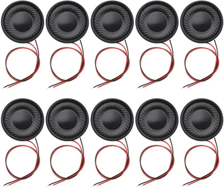 Store_8 - Interne Luidsprekers - Mini-luidsprekers voor DIY - Zwart - Magnetische Luidsprekers - 10 stuks 2 W - Geschikt voor Elektronische Project...