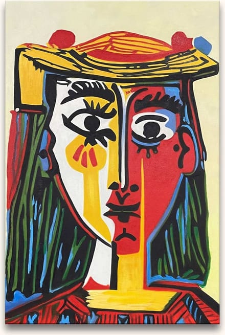 Handgeschilderd schilderij Olieverf op Canvas - Pablo Picasso 'Petronella'