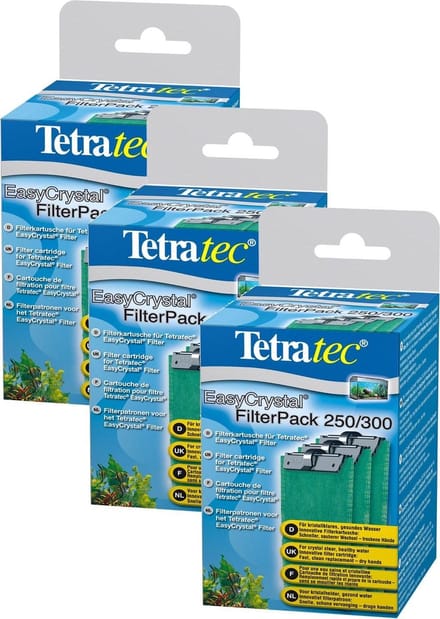 Tetra Tec Easycrystal Filterpack - Filtermateriaal - 3 x 250/300 l