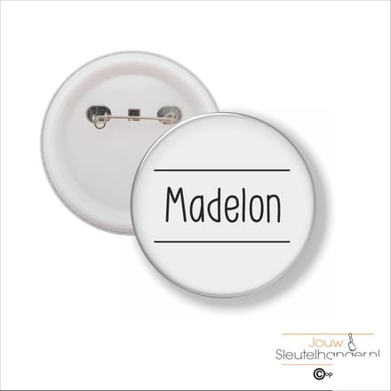 Button Met Speld 58 MM - Madelon