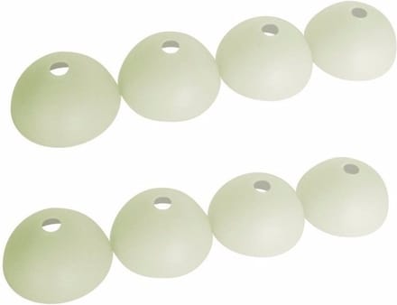 ProPlus Tentharingbeschermers - 16x stuks - glow in the dark - tentharing beschermkapjes