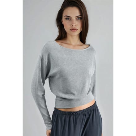 Bootneck Langsleeve Elastische Blouse