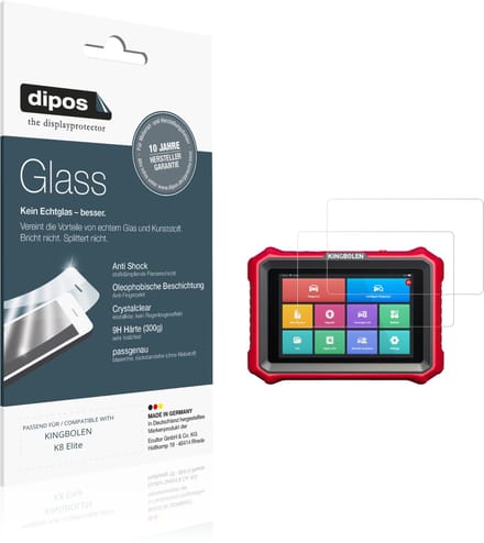 dipos – 2x Pantserfolie geschikt voor KINGBOLEN K8 Elite | 9H Screenprotector
