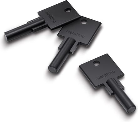 Netatmo Elektrisch deurslot - Slimme Sleutels - 3 sleutels - NFC-sleutel - Silver