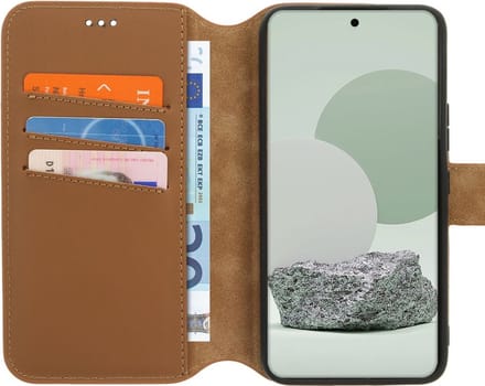 Minim 2-in-1 Samsung Galaxy A53 Hoesje Book Case en Back Cover Bruin