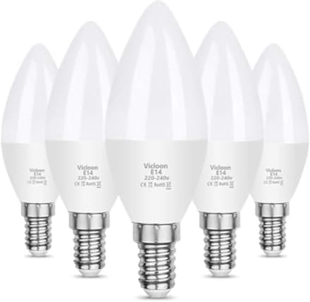 E14 LED Kaarslamp 5,5W Warm Wit 550 Lumen - Set van 5