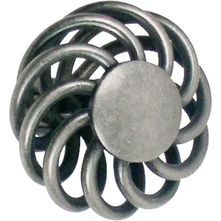 Bertomani Meubelknop - Zamak - Oud Ijzer Afwerking - 38mm - Set Van 2