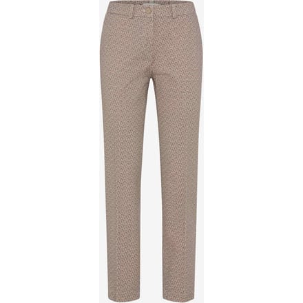 Brax Dames Chino  Style MARON S WARM GREIGE, lichtbruin, maat 32