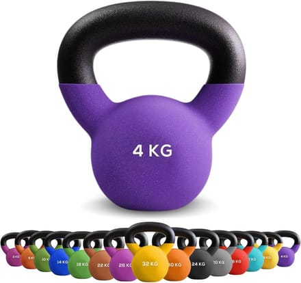 Gietijzeren Kogelhalters met Neopreen Coating voor Full-Body Training Thuis