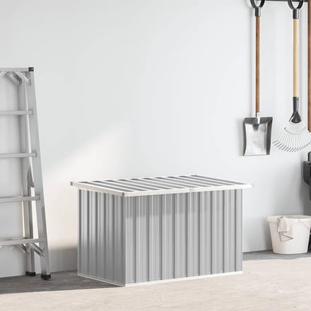 vidaXL - Tuinbox - 109x67x65 - cm - grijs