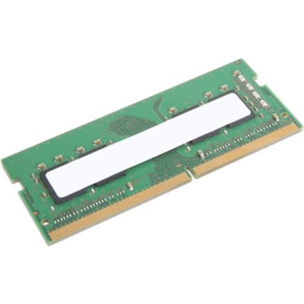 Lenovo DDR4 - module - 8 GB - SO-DIMM 260-pin - 3200 MHz / PC4-25600 - unbufferedDDR4-module van 8 GB, SO-DIMM met 260 pinnen, een snelheid van 3200 MHz / PC4-25600 en ongebufferd