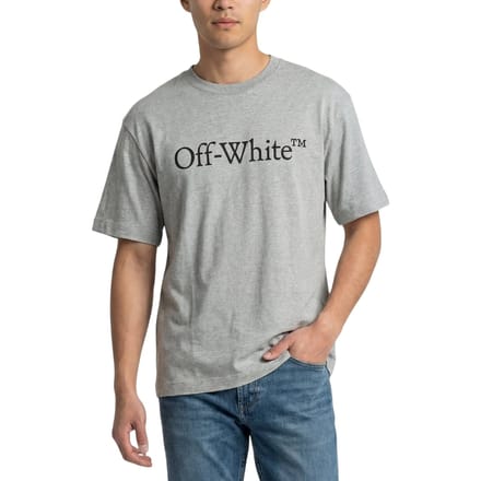 Off White Unisex volwassen Bkish T-Shirt (Grijs/Zwart)