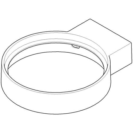 Dornbracht replacement wall bracket for toilet brush 081797503-00