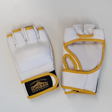 Ichiban MMA Handschoenen V1 Wit (Beschikbaar in verschillende maten)