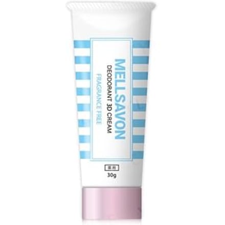 Mellsavon - Medicated Deodorant 3D Cream For Feet Fragrance Free - 30g