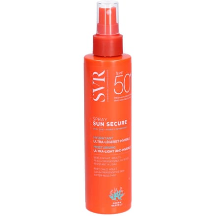 SVR Sun Secure Ultra-Light Invisible Spray SPF50+ voor de gevoelige huid - 200 ml