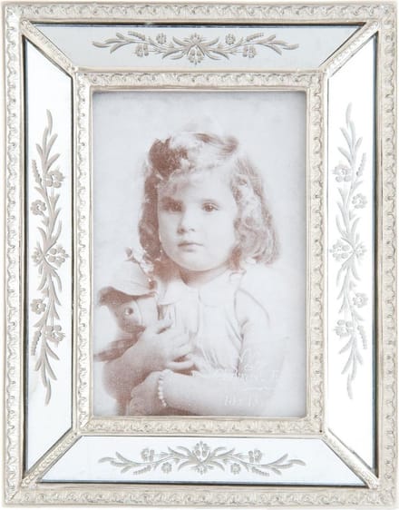Clayre & Eef Fotolijst 10x15 cm Zilverkleurig Kunststof