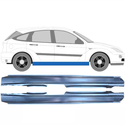 Volledige dorpel voor Ford Focus 1998-2004 / Links + Rechts / Set