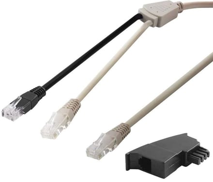 Goobay DSL Y Distributor/Adapter (RJ45/TAE) Cable Set