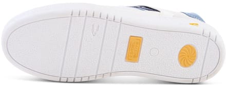 camel active Sneaker van leermix met vetersluiting - Maat menswear-43 - Wit