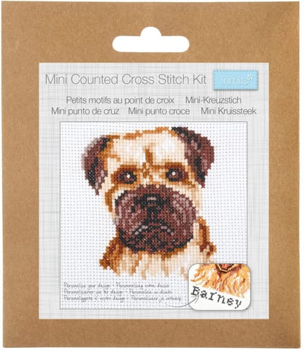 Borduurpakket Kruissteekpakket Telpatroon: Border Terrier