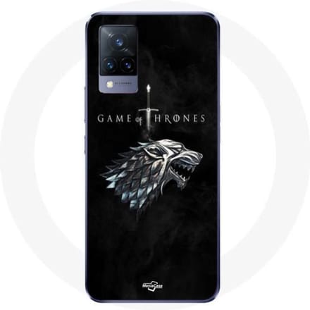 Coque de téléphone - Game Of Thrones - Vivo v21 5G - Noir - Souple - House Stark