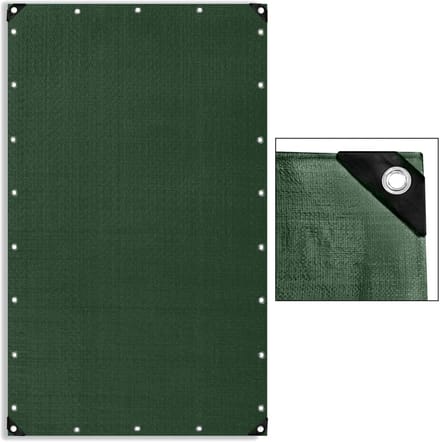 Robuust Blauw Groen Afdekzeil Waterdicht en Scheurbestendig 4x6m