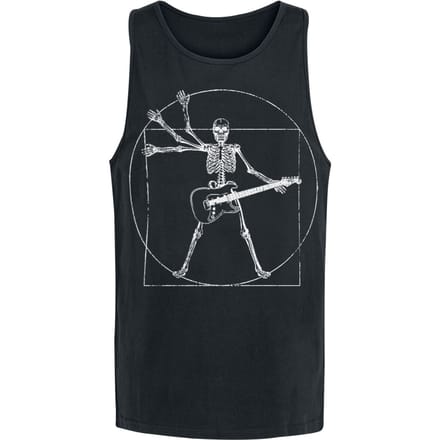 Sprüche - Fun Tanktop - Let's Rock - S tot L - voor Mannen - zwart