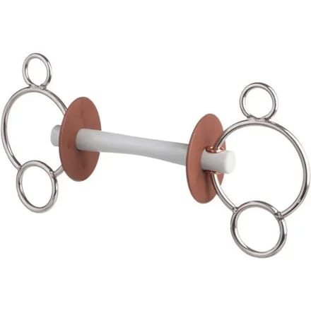 3-rings paardenbit met comfort loop Beris
