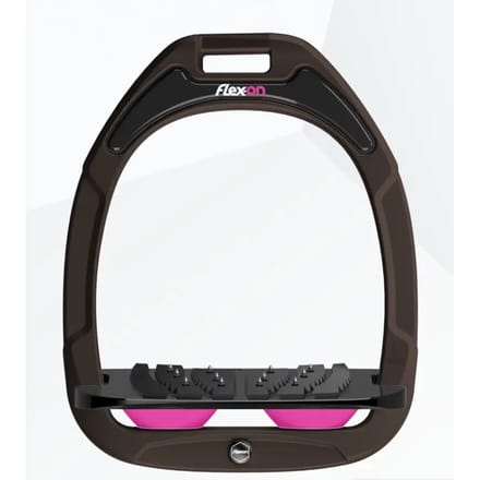Veiligheidssporen Ruiter Incline Ultra Grip Bruin/Zwart/Roze Flex-On Safe-On