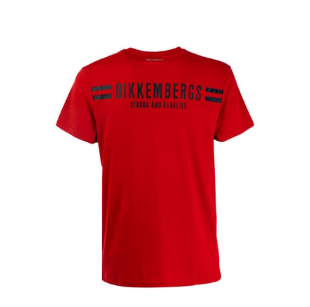 Heren-T-shirt met ronde hals en logo