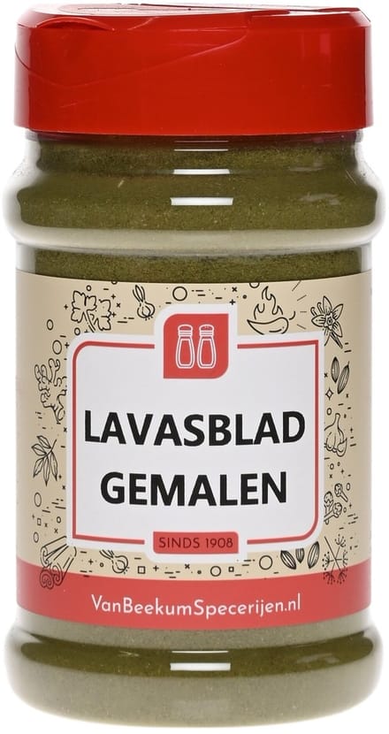 Van Beekum Specerijen - Lavasblad Gemalen - Strooibus 130 Gram