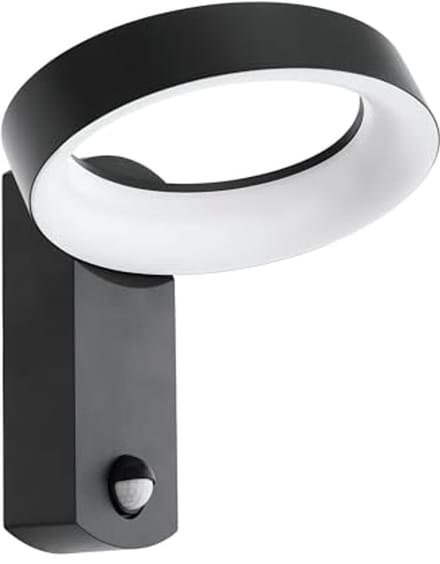Led-buitenlamp met Bewegingsmelder - Antraciet/Wit - Energiezuinig en Slim