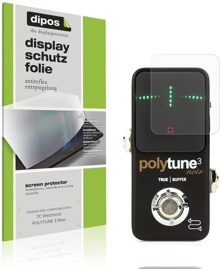 dipos – 4x Matte Beschermfolie geschikt voor TC Electronic POLYTUNE 3 Noir | Krasbestendige & antireflecterende Screenprotector Ultra-Thin