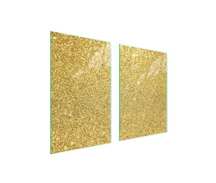 TMK ArtDeko - Snijplank - Gehard Glas - 65x52 cm - Goud
