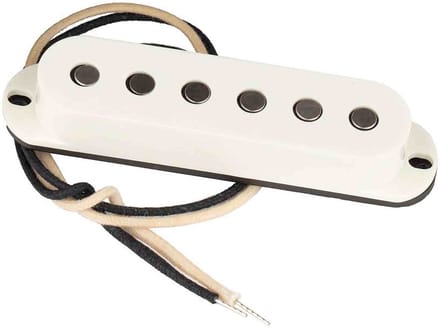 Lollar 10-203-111-14 Single Coil Pickup - Vintage Blonde hals, flat poles, parchment