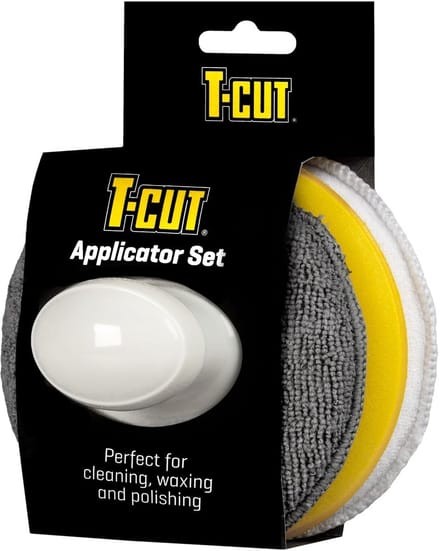 Wax Applicator Set met Handvat en Microfiber Pads voor Auto en Lakonderhoud