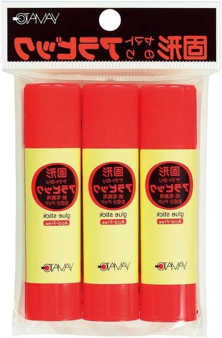 Lijm Stick - Lijm Pen - Knutselen Thuis - Sneldrogend - 22 Gram - Rood