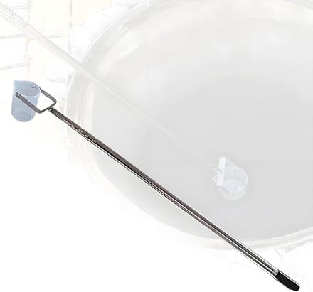 Water Sampler - Monster Beker - Milieu Onderzoek - Draaibaar Ontwerp - 1000ml Telescopisch - Metallic