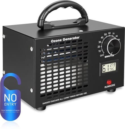 Ozon Generator – Ozonmachine voor Geurverwijdering – Luchtbehandeling Accessoire - 60000 mg/u - Timerfunctie - EU Stekker