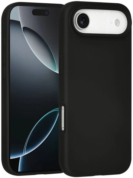 Backcover - Premium Liquid Silicone Soft Hoesje - Geschikt voor: iPhone Air - Zwart