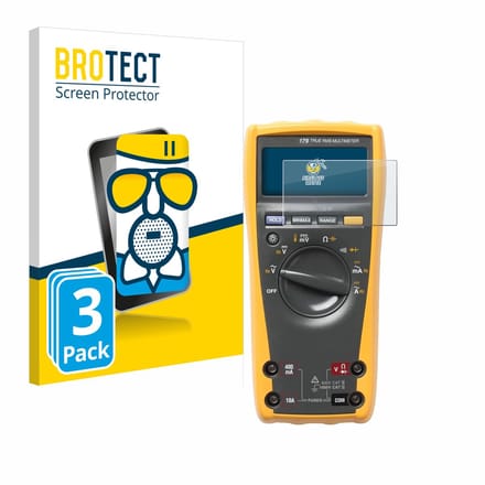 BROTECT - Screenprotector voor Fluke 179 multimeter - Folie Beschermfolie Beschermglas matte 3 Stuks