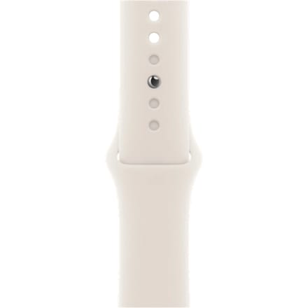 Apple Watch 38/40/41 mm Siliconen Horlogeband Sterrenlicht - S/M