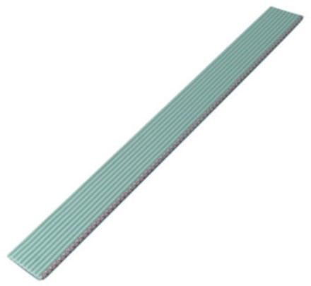 Flachkabel grau Raster 127mm 10 pin 30,5m