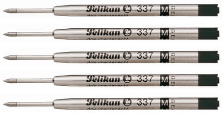 Pelikan balpenvulling 337 medium zwart 5 stuks