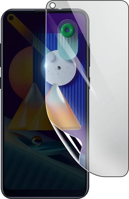 3mk, Geschikt voor Samsung Galaxy M11, Schokbestendige Hydrogel Screenprotector, Transparant