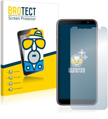 BROTECT - Screenprotector voor Samsung Galaxy J4 Plus / J6 Plus - Folie Beschermfolie matte 2 Stuks