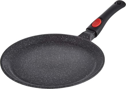 Pannenkoekenpan - Koekenpan - Lekker Ontbijten - Afneembaar Handvat - 28 Cm - Grijs