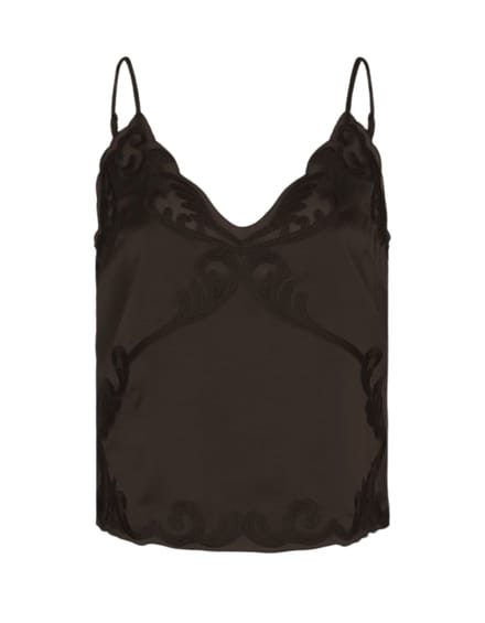 Dante 6 Ligne Lace Tops Donkerbruin 100158