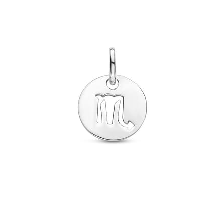 Zilver Gerhodineerde Hanger sterrenbeeld maagd 1333700